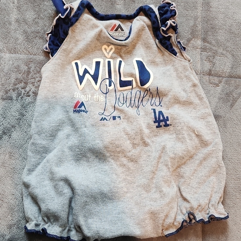 Majestic  Dodger girls romper
